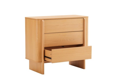 Kummut MORBEN 90x42xH80cm, tammedekooriga melamiin