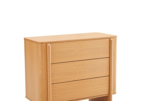 Kummut MORBEN 90x42xH80cm, tammedekooriga melamiin