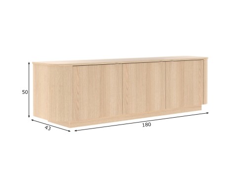 Tv-alus ADRIATICO hele tamm, mööbel, elutoamööbel, tv-alused, mööbli müük