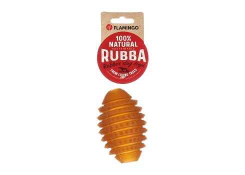 FLMG mänguasi koertele Rubba, ragbi pall, pruun