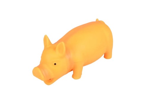 FLMG mänguasi koertele piiksuga Fiona siga, oranž, 22cm