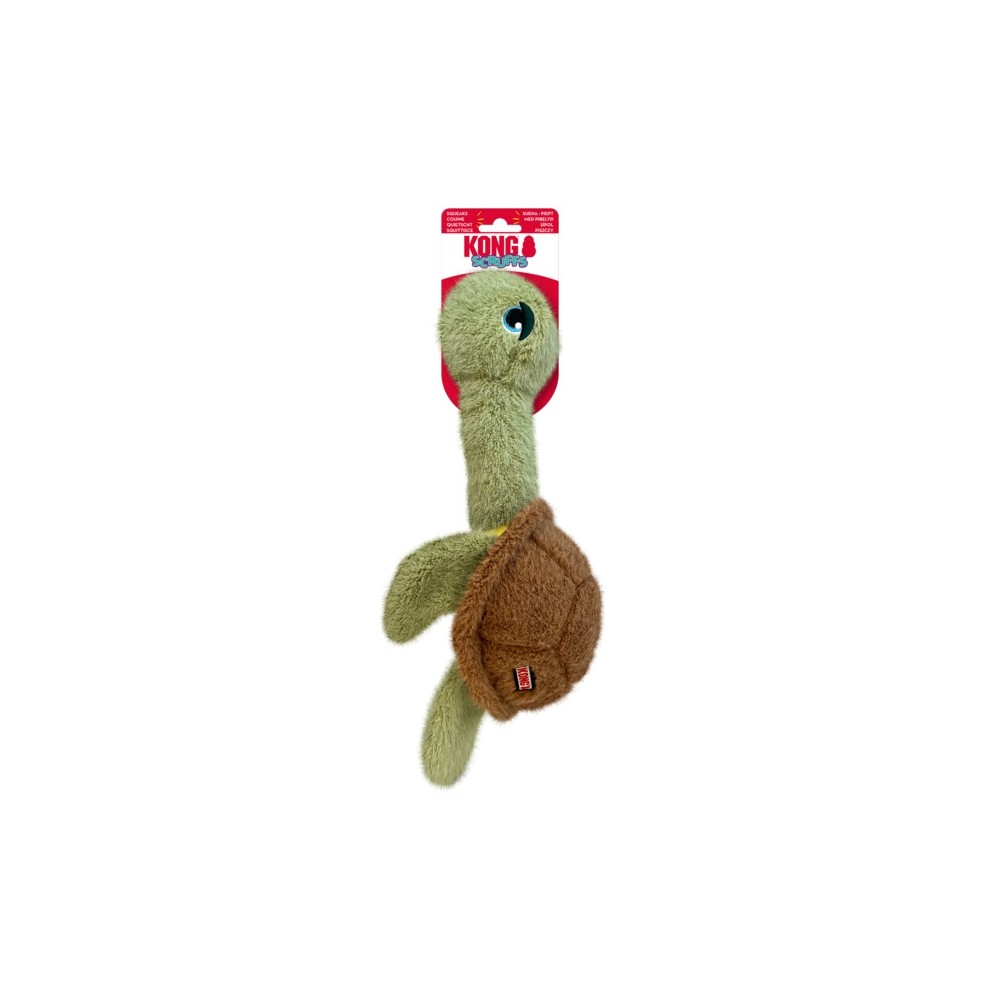 KONG SCRUFFS TURTLE M-L KOERA MÄNGUASI