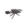 Söögilaud CINTRA 160+40+40x90xH76,5-80cm