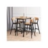 Baaritool ROXBY naturaalne-must, 2tk