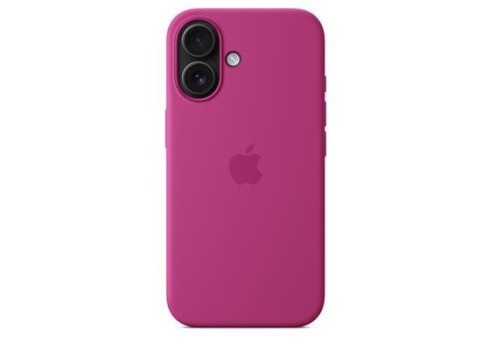 iPhone16 Silicone Case with MagSafe - Fuchsia