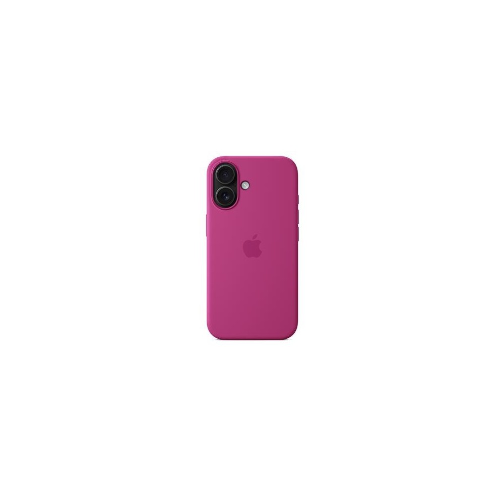 iPhone16 Silicone Case with MagSafe - Fuchsia