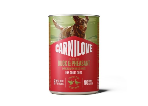 Carnilove Duck & Pheasant konserv koertele 400g