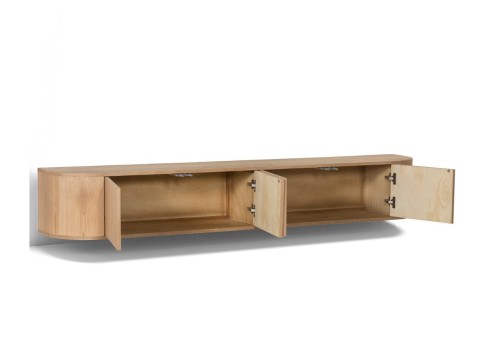 Tv-alus NOVERO pruun, mööbel, elutoamööbel, tv-alused, puidust tv-alus