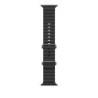 49mm Black Ocean Band - Natural Titanium Finish