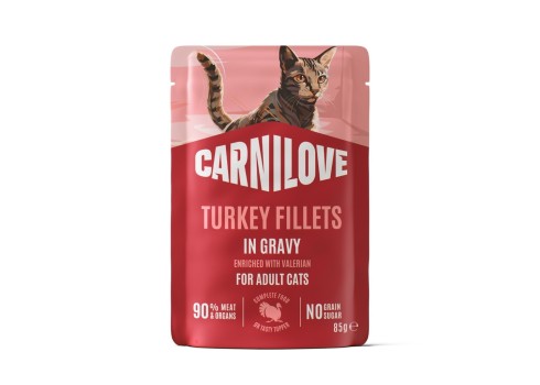 Carnilove Turkey Gravy with Valerian märgtoit kassidele 85g