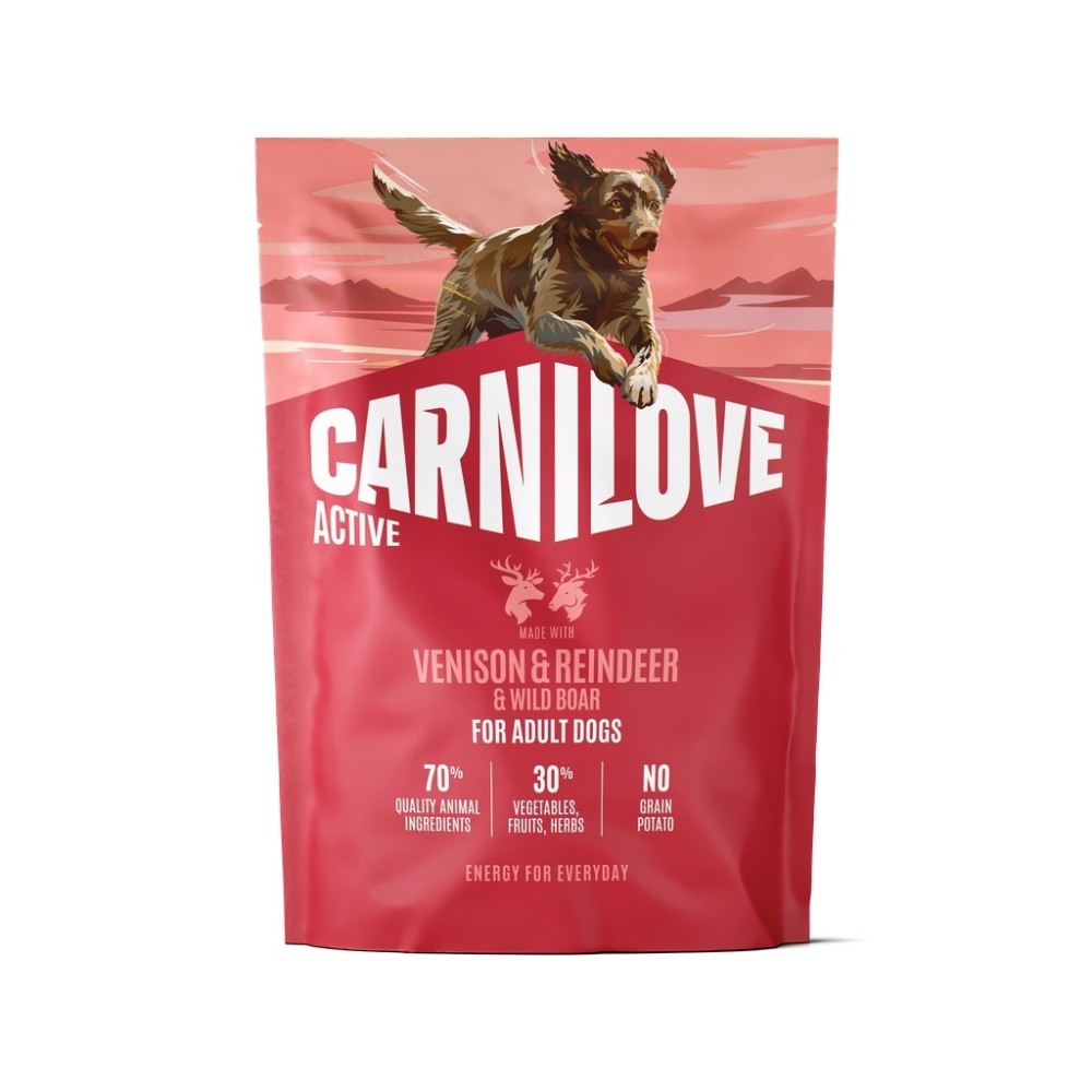Carnilove Active Venison & Reindeer & Wild Boar koeratoit 1,5kg