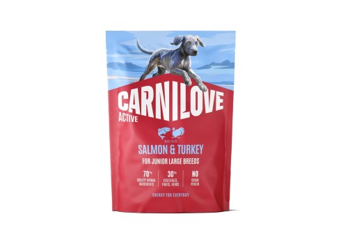 Carnilove Active Salmon & Turkey Junior LB koeratoit 1,5kg