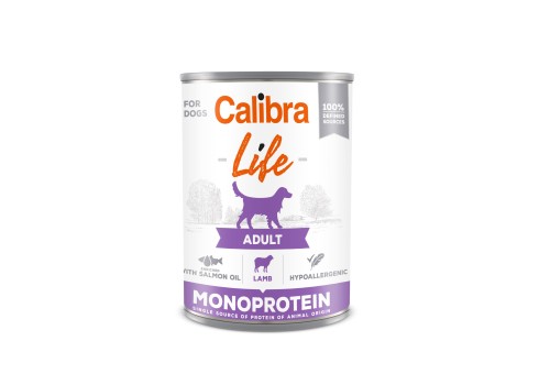 Calibra Life Adult Lamb konserv koertele 400g