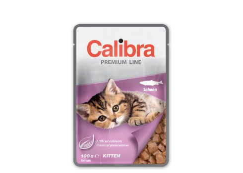 Calibra Premium Kitten Salmon märgtoit kassipoegadele 100g