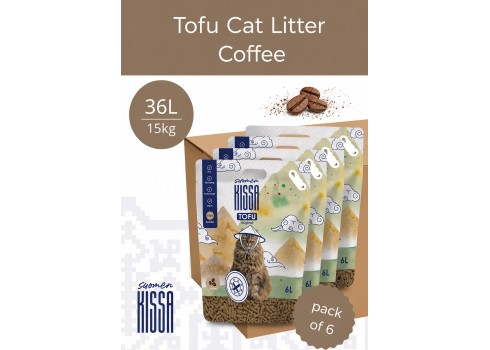 Suomen Kissa kohvilõhnaline tofu kassiliiv 36L
