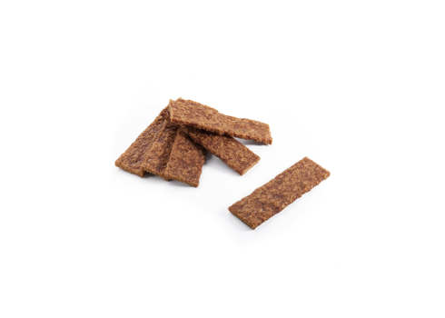 Grizy kuivatatud maius koerale - haneliha ribad 100g