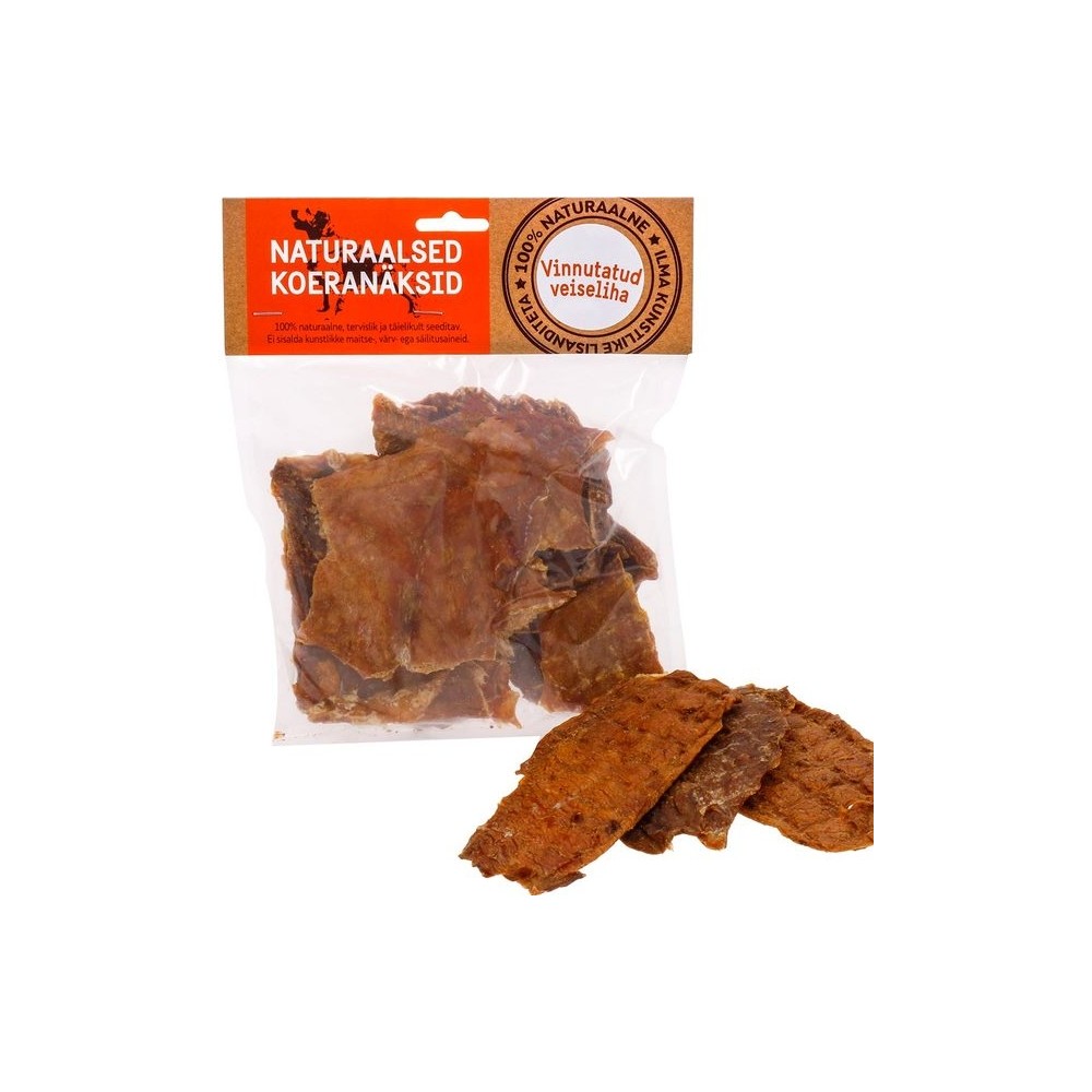 Naturaalne maius koertele, vinnutatud veiseliha, 500 g