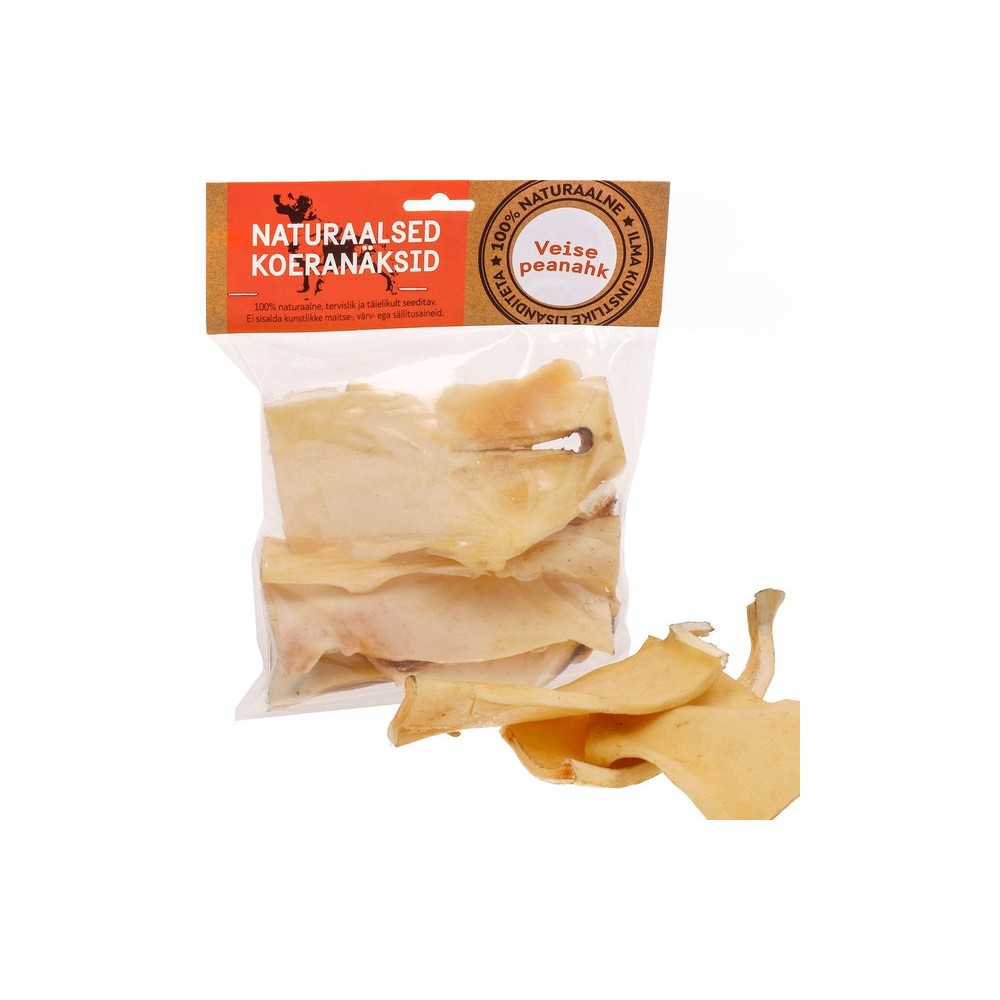 Naturaalne maius koertele, veise peanahk 15 cm, 1 kg