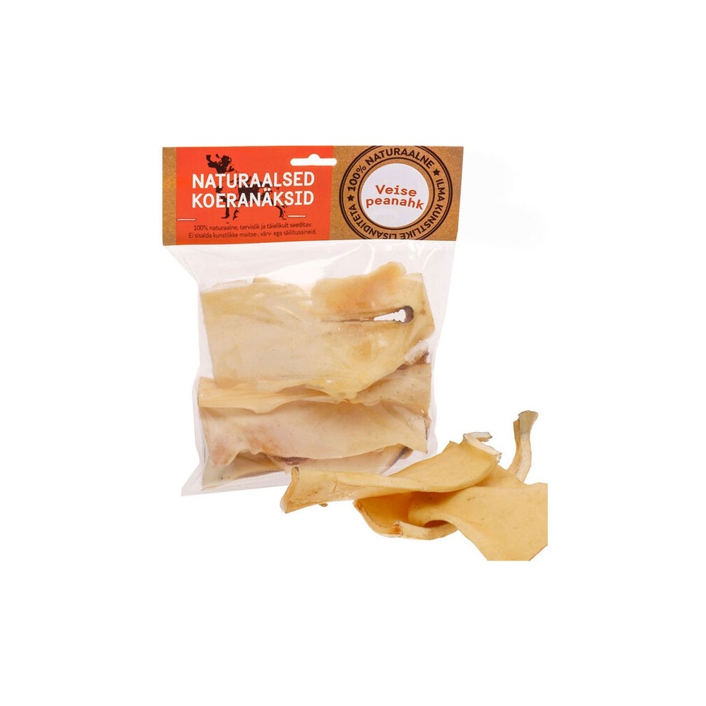 Naturaalne maius koertele, veise peanahk 15 cm, 500 g