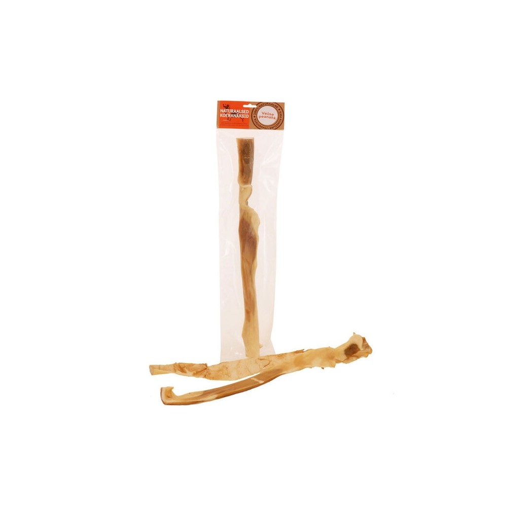 Naturaalne maius koertele, veise peanahk 50 cm, 200 g