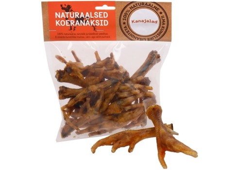 Naturaalne maius koertele, kanajalad 500 g