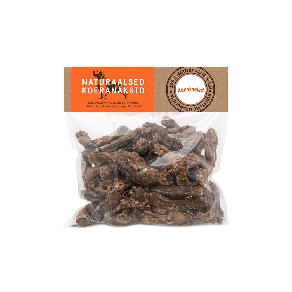 Naturaalne maius koertele, kanakaelad 500 g