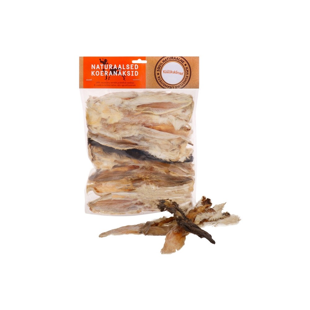 Naturaalne maius koertele, küülikukõrvad karvadega 500 g