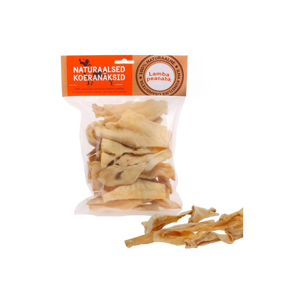 Naturaalne maius koertele, lamba peanahk 200 g