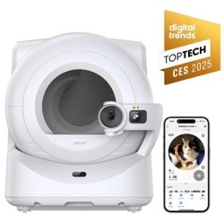 Petkit Automaatne kassiliivakast, Purobot Ultra, Petkit, valge