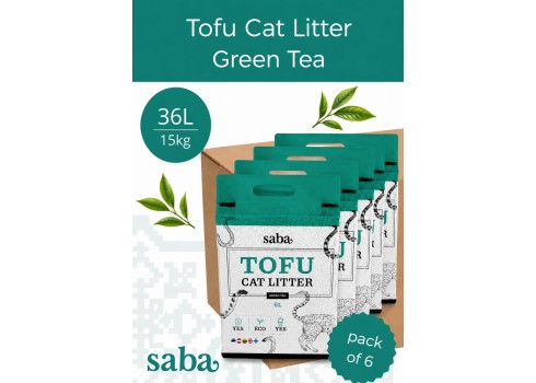 SABA rohelise tee lõhnaline tofu kassiliiv 36L