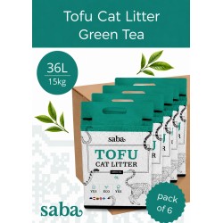 SABA rohelise tee lõhnaline tofu kassiliiv 36L