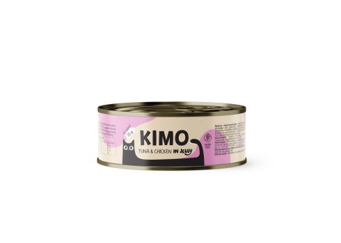 Kimo Tuna & Chicken in Jelly konserv kassidele 70g