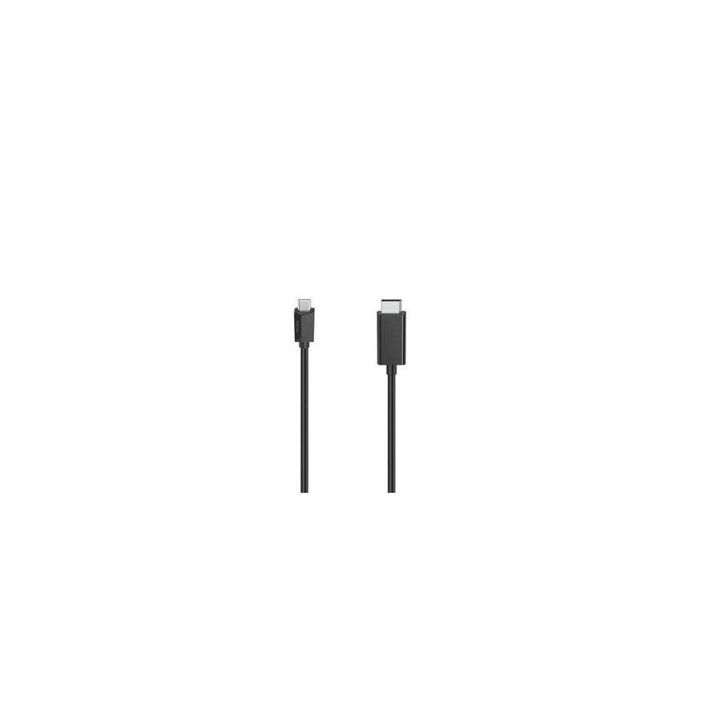 Juhe Hama USB-C - DisplayPort, 4K, must, 1,5m