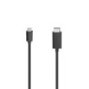 Juhe Hama USB-C - DisplayPort, 4K, must, 1,5m