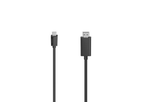 Kaabel Hama USB-C - HDMI, 4K, must, 1,5m