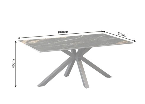 Diivanilaud GALAXIE must / kuldne, mööbel, elutoamööbel, diivanilauad