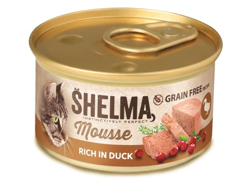Shelma mousse konserv kassile pardi, jõhvika ja tüümianiga 12x85g