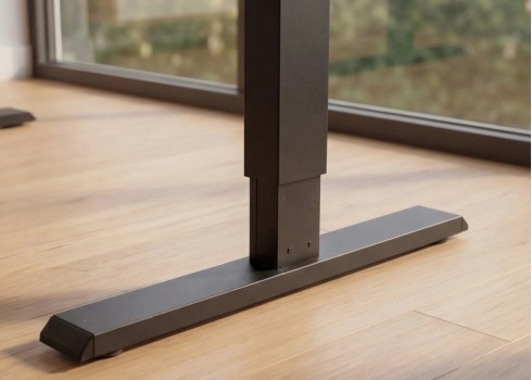 Elektriliselt reguleeritav kirjutuslaud OAK tamm / must, kirjutuslauad, mööbel, kontorimööbel