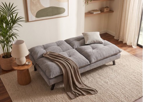 Diivanvoodi COCOONING helehall, diivan, diivanid, diivanvoodid, mööbel, elutoamööbel