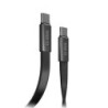 Kaabel SBS USB-C-USB-C, 60W, 1m, Flat Connector, Black