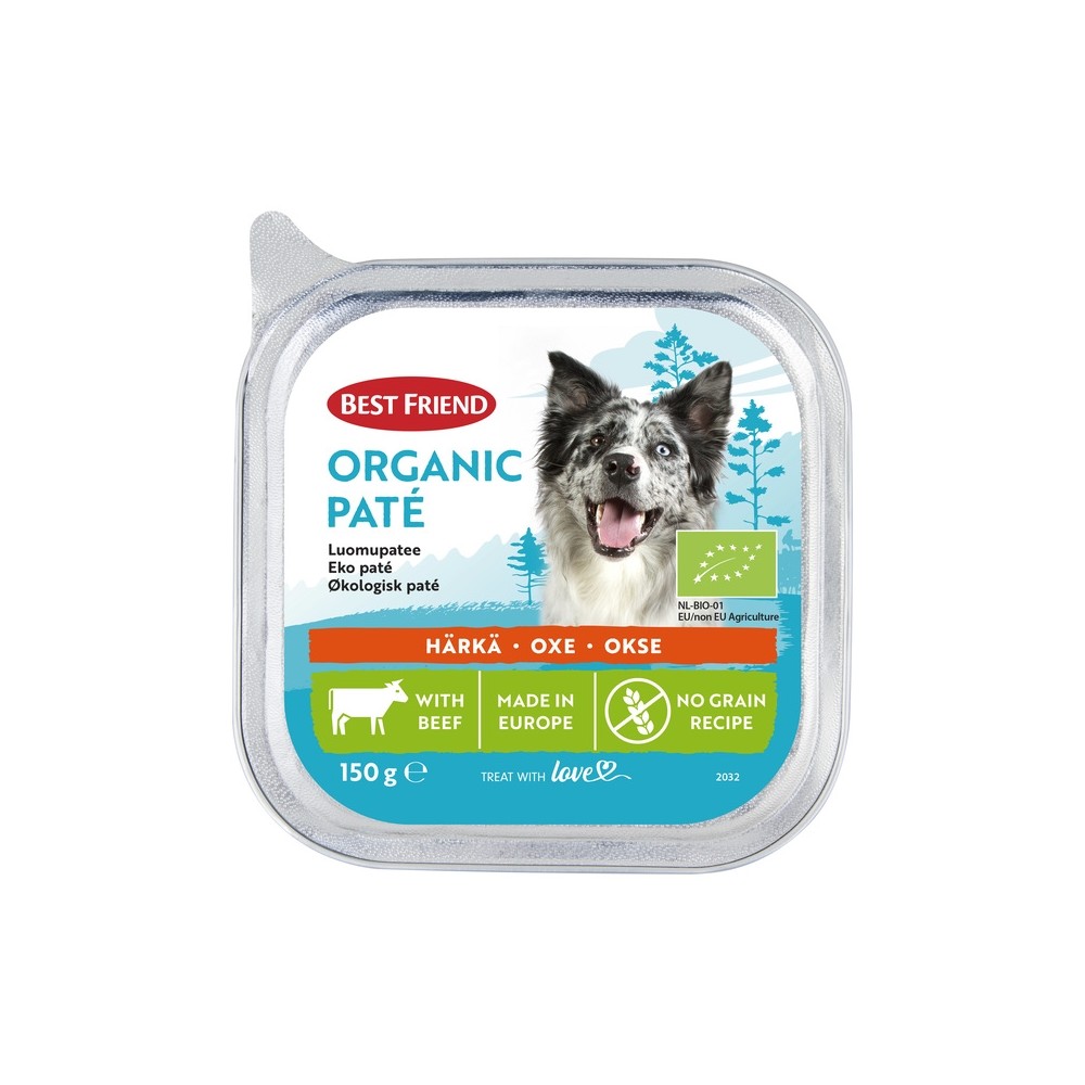 Best Friend KOERA PASTEET ORGANIC VEIS 150G N1