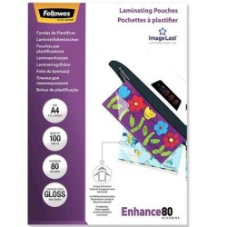 A4 Läikiv 80 Micron Lamineerimistasku - 100 tk