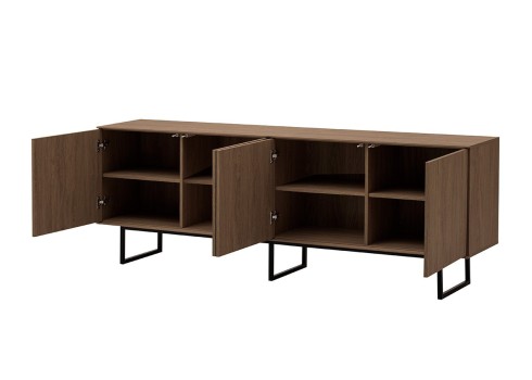 Kummut KALMAR tume tamm, mööbel, elutoamööbel, kummutid, tv-alus, tv-alused