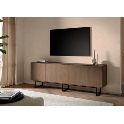 Kummut KALMAR tume tamm, mööbel, elutoamööbel, kummutid, tv-alus, tv-alused