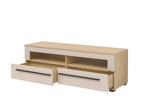 Tv-alus CANTARA beež / tamm,  mööbel, elutoamööbel, tv-alused