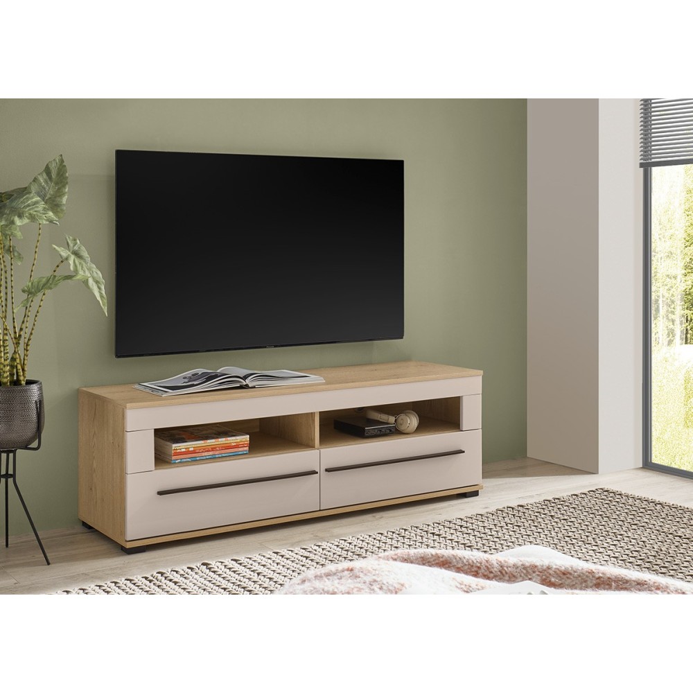 Tv-alus CANTARA beež / tamm,  mööbel, elutoamööbel, tv-alused