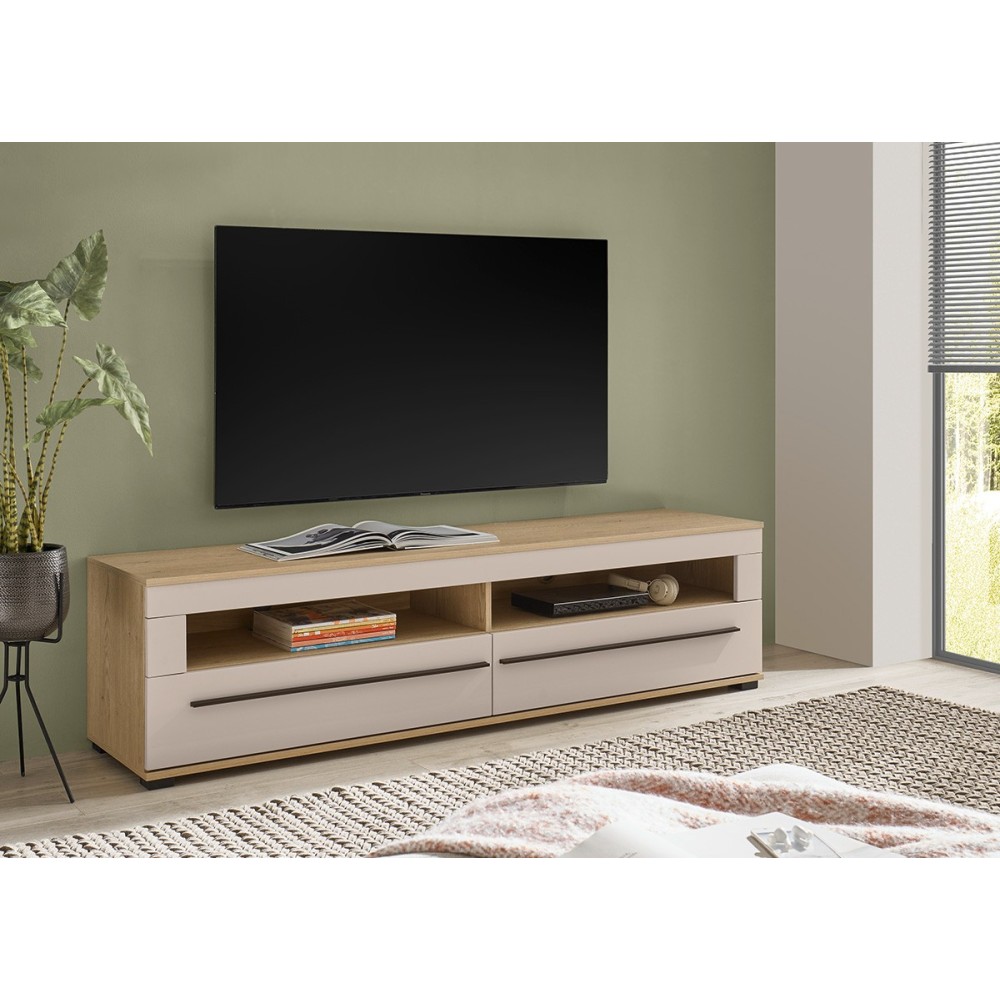 Tv-alus CANTARA beež / tamm, mööbel, elutoamööbel, tv-alused, tv-kapp