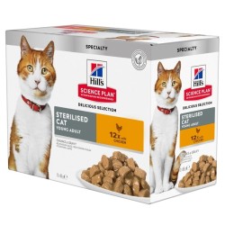 Hills kassi einekotike young sterilised kana 12x85g