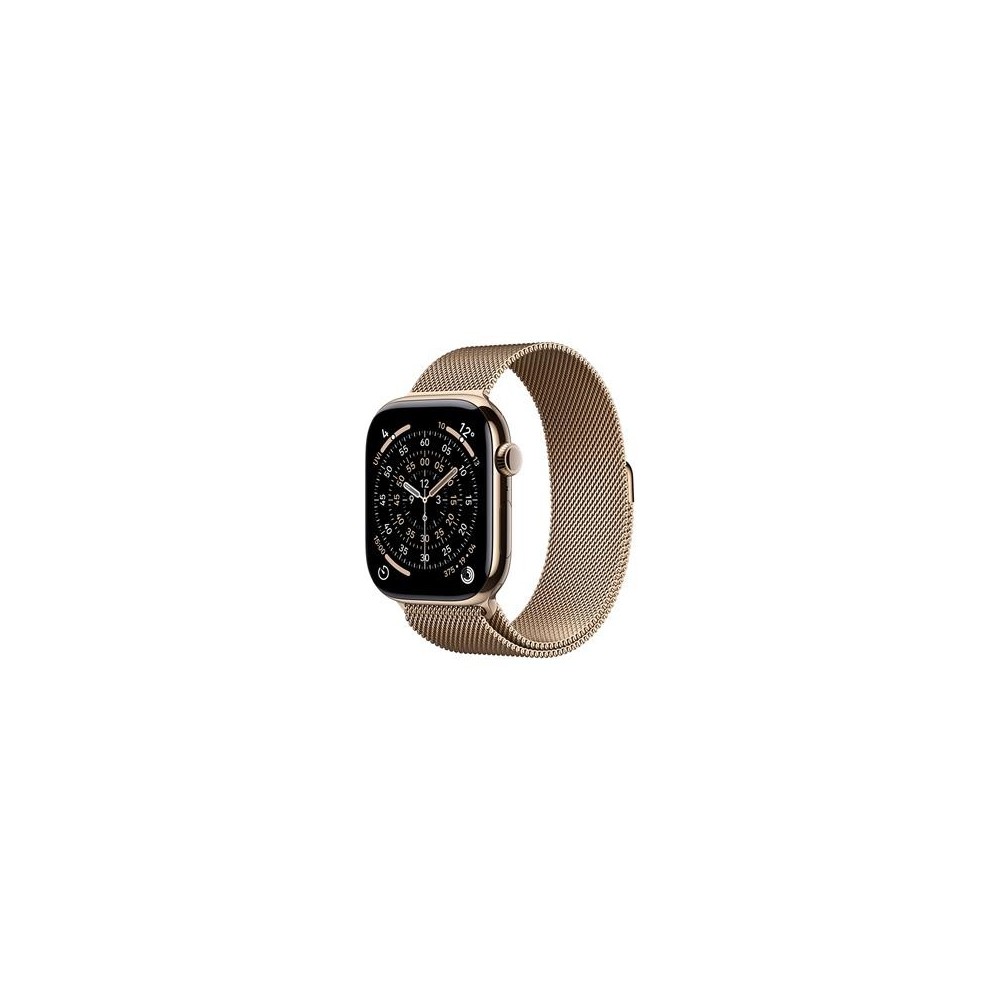 Apple Watch 11 5G 42mm Gold Ti, Gold Milanese Loop