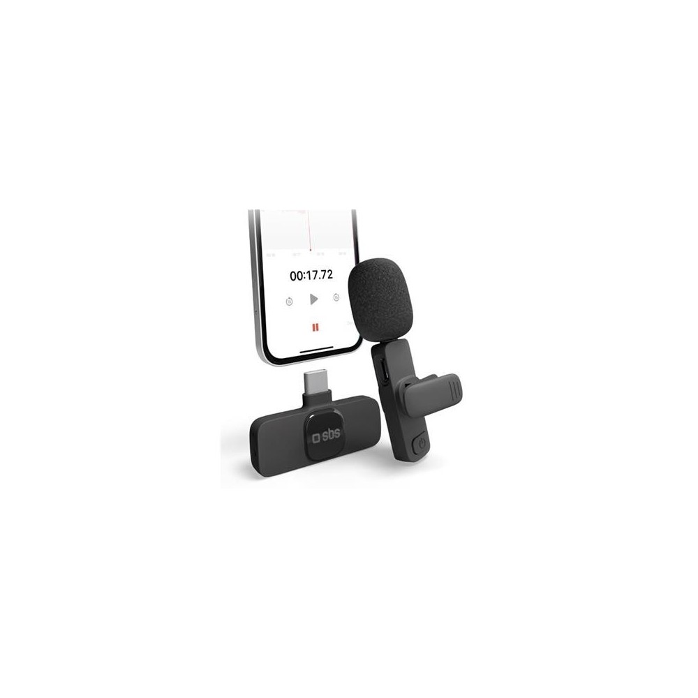 Microphone SBS with Type-C receiver, Black